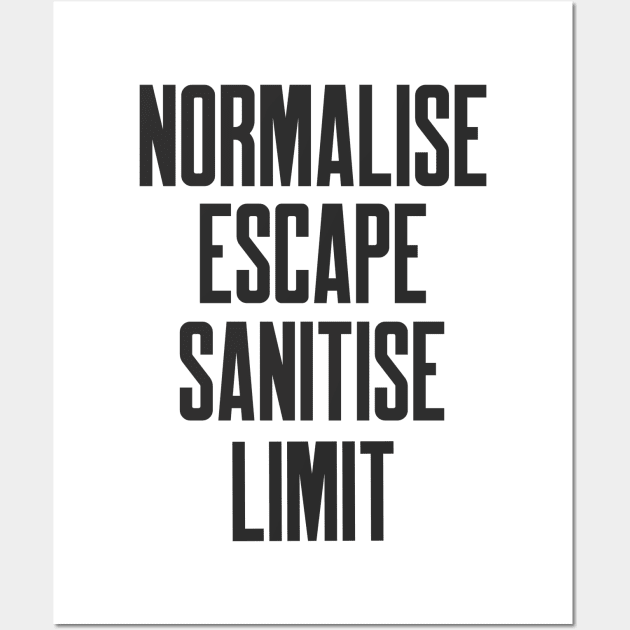 Secure Coding Normalise Escape Sanitise Limit Wall Art by FSEstyle